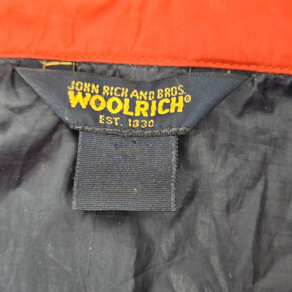 Woolrich John Rich & Bros Vintage Vest L Navy Blue Mesh Lined Windbreaker EUC - Picture 4 of 10